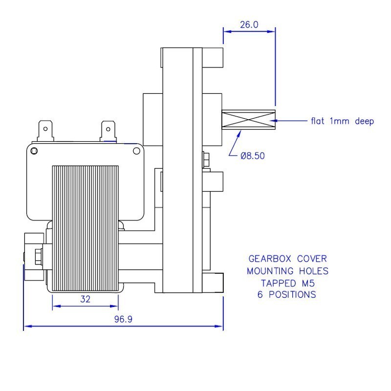 Motoriduttore per stufe a pellet serie T3 - FB1167