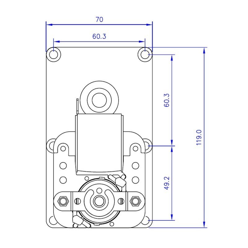 Motoriduttore per stufe a pellet serie T3 - FB1167