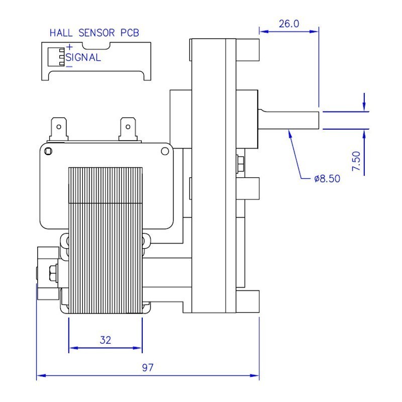 Motoriduttore per stufe a pellet serie T3 - FB1183