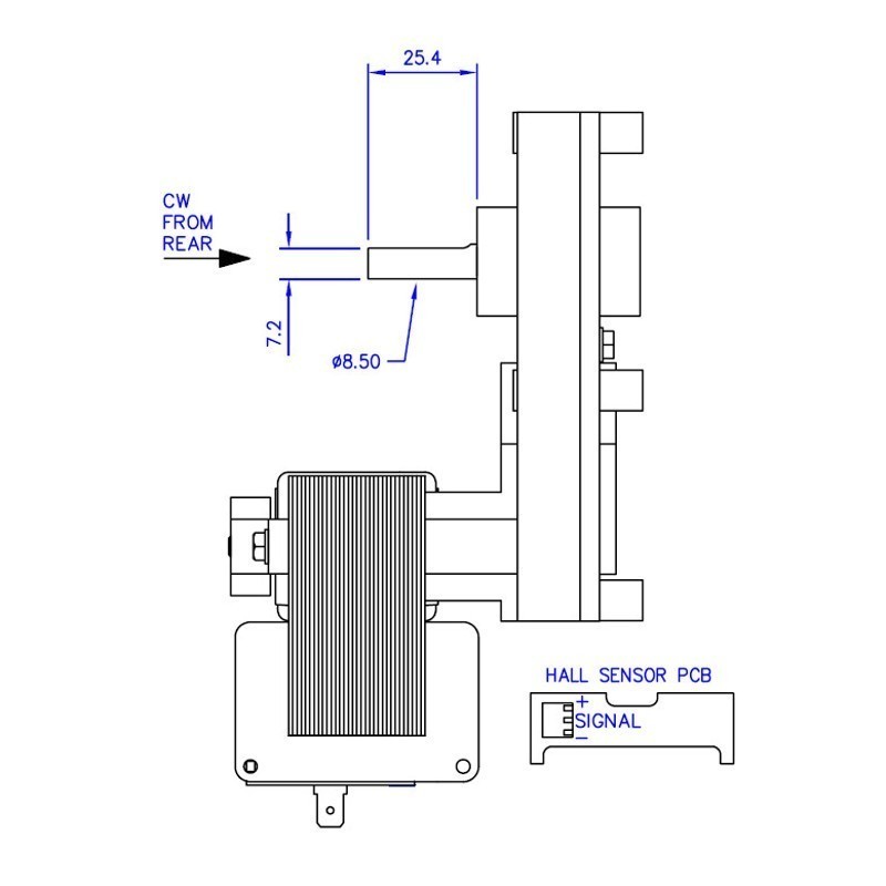 Motoriduttore per stufe a pellet serie T3 - FB1285