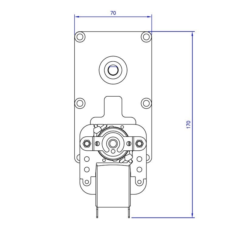 Motoriduttore per stufe a pellet serie T3 - FB1285