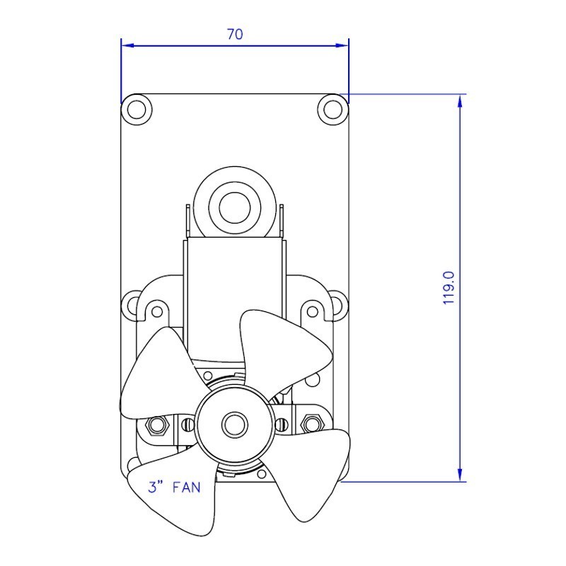 Motoriduttore per stufe a pellet serie T3 - FB1304