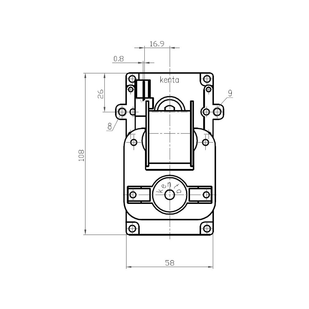 Motoriduttore Kenta per stufe a pellet - K9117304