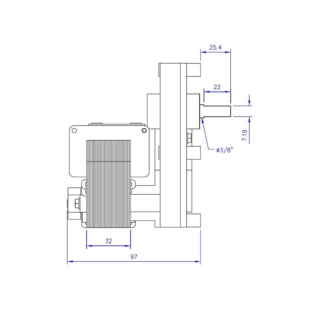 Motoriduttore 4 rpm - FB1255