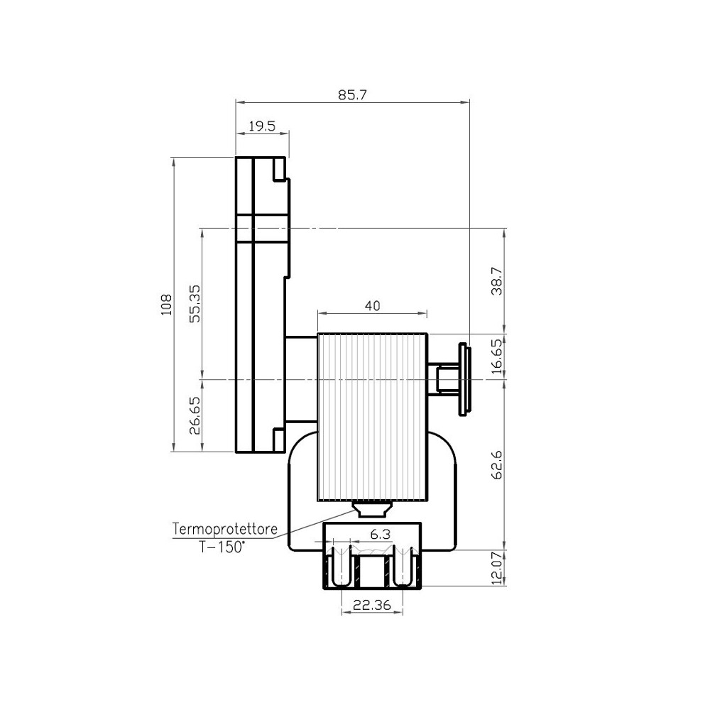 Motoriduttore 2 rpm - K9117057