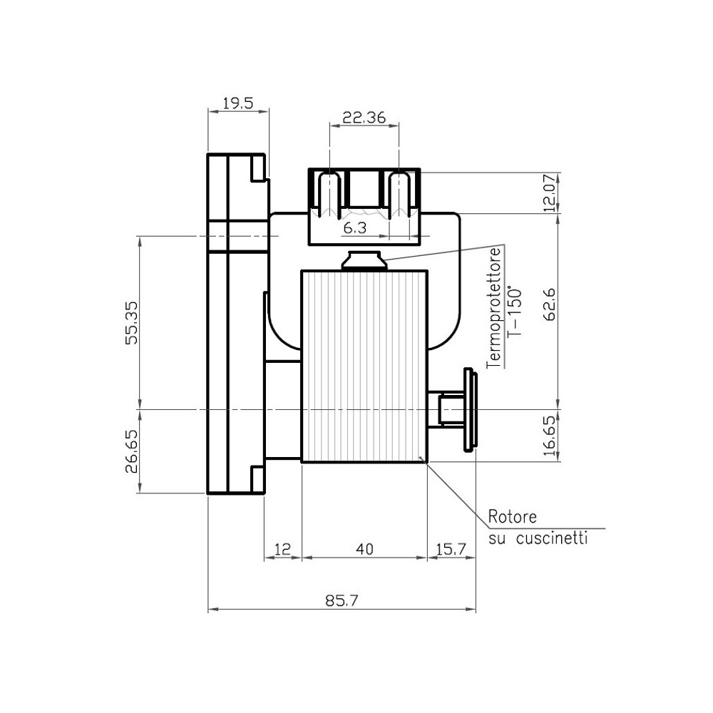 Motoriduttore 5 rpm - K9117157