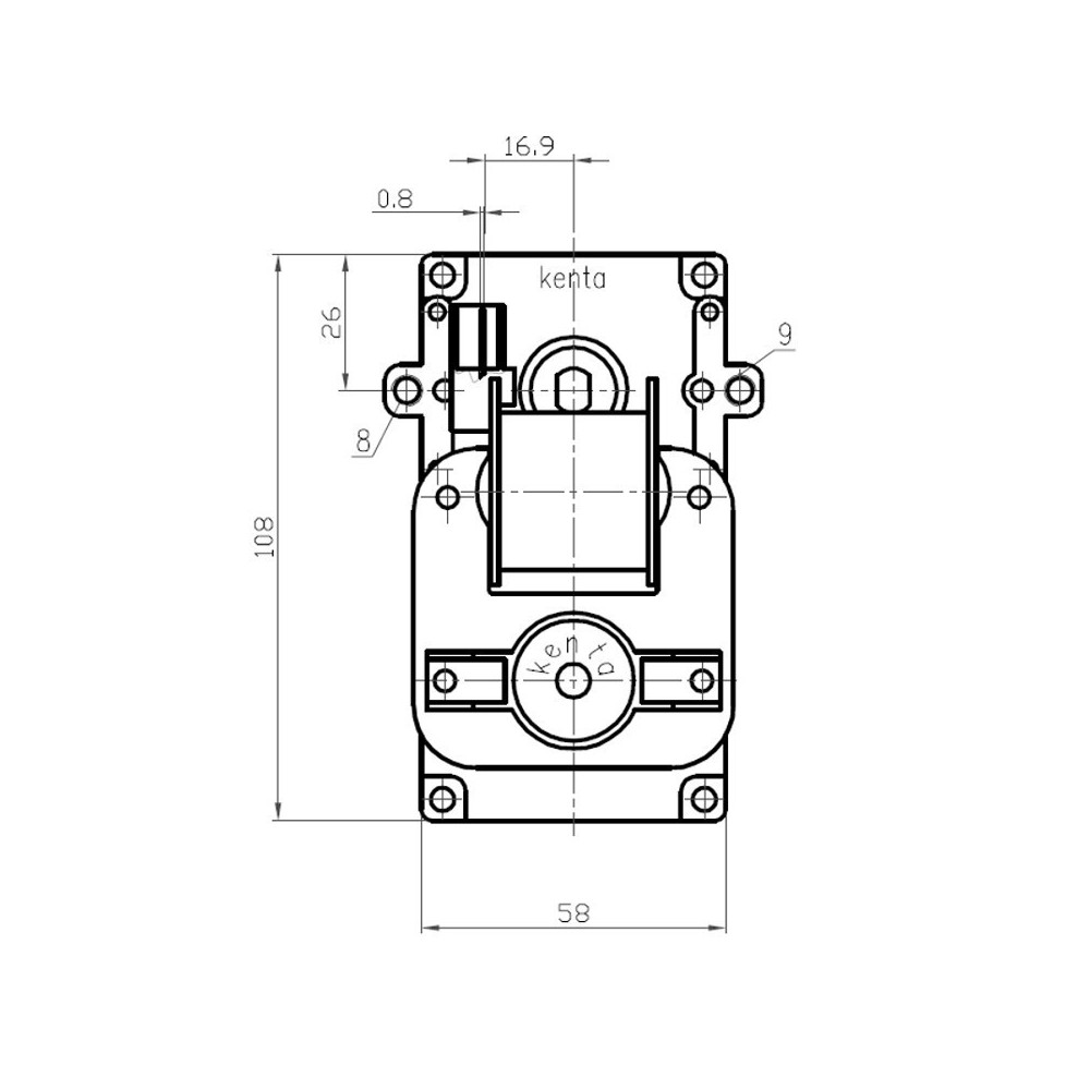 Motoriduttore Kenta per stufe a pellet - K9117250