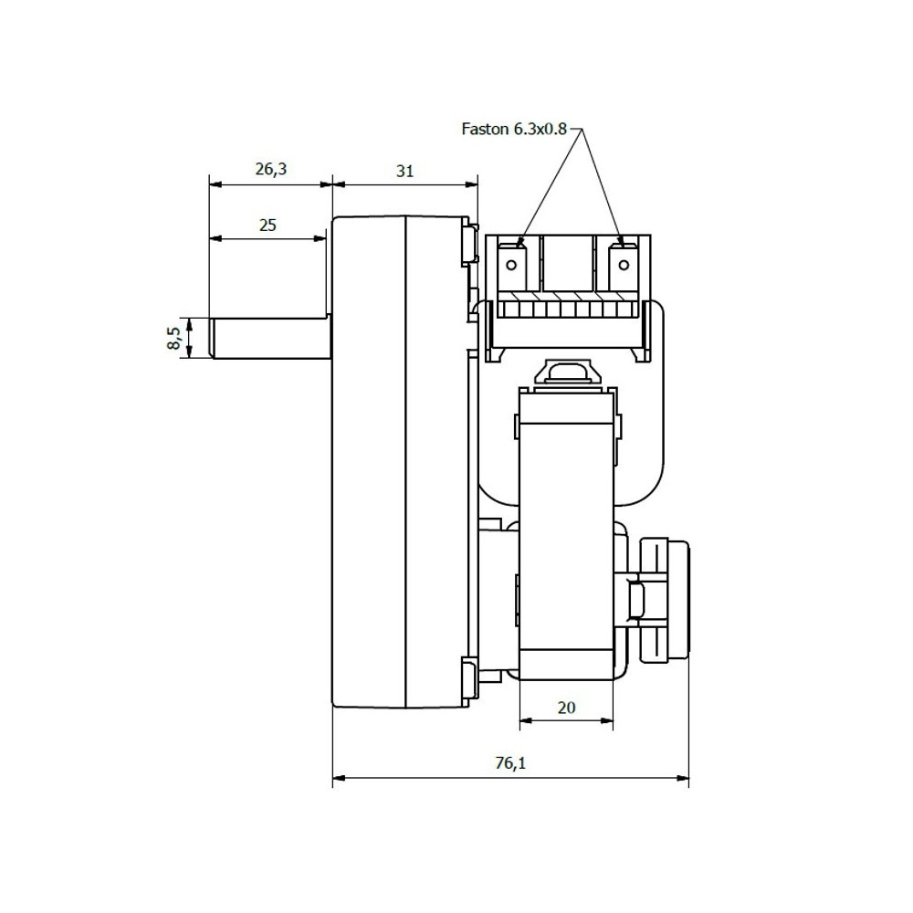 Motoriduttore 1 rpm - K9173007