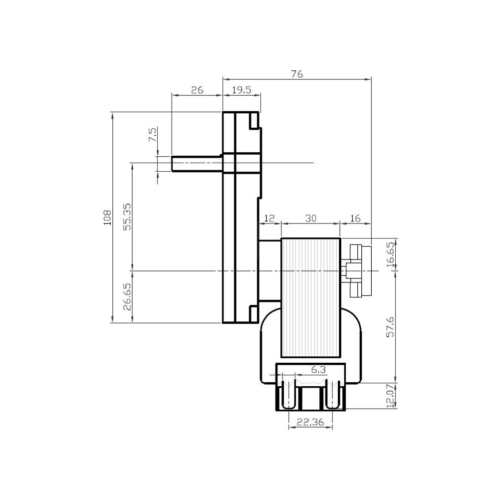 Motoriduttore 1,5 rpm - K9115004