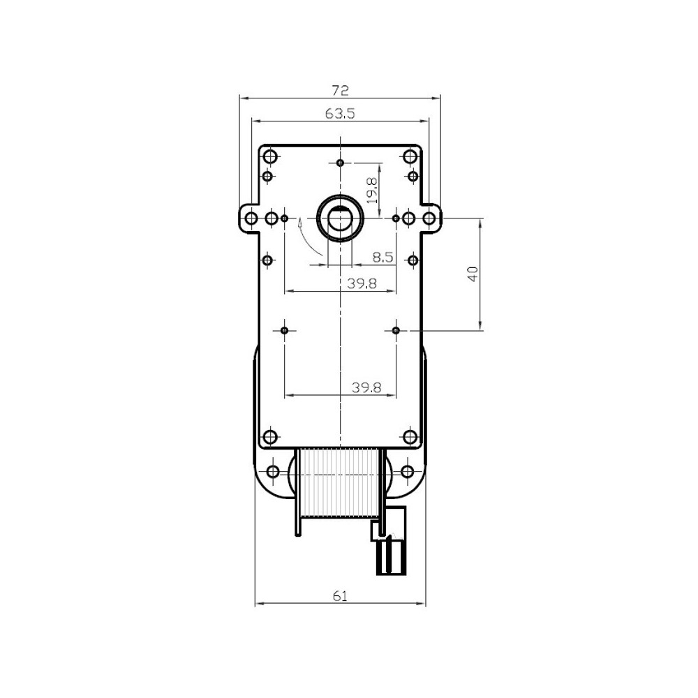 Motoriduttore 1,5 rpm - K9115004