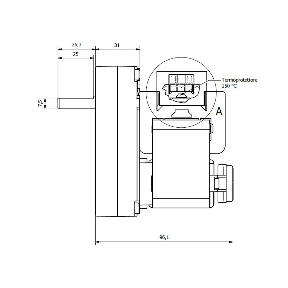 Motoriduttore 4 rpm - K9177290