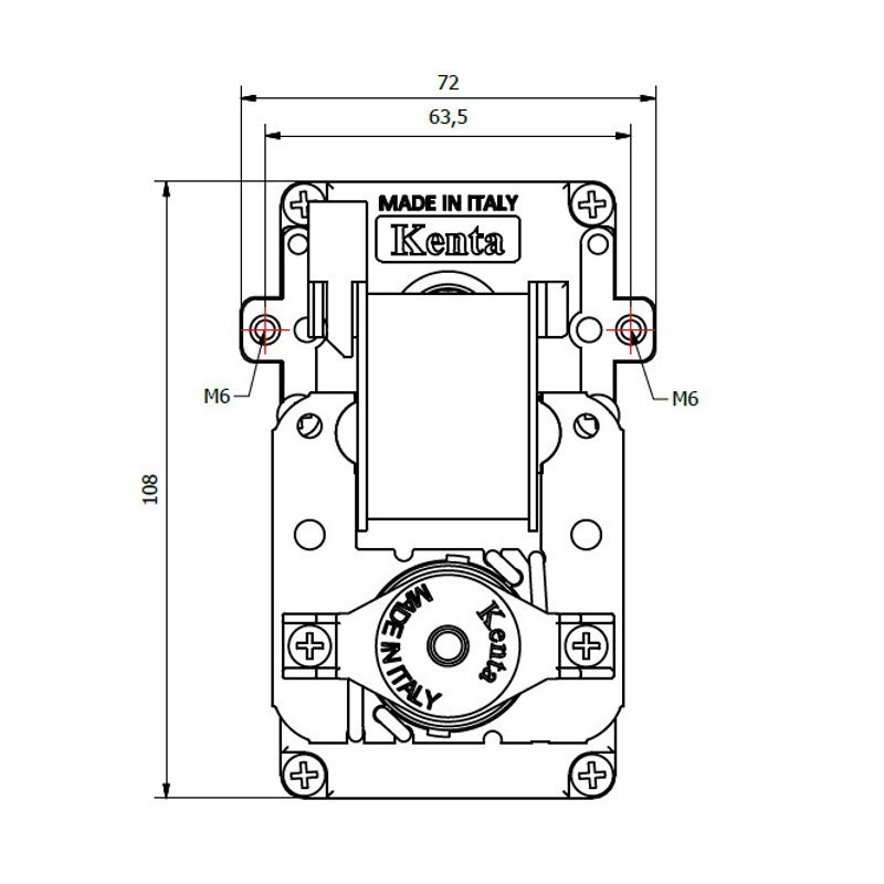 Motoriduttore 1,5 rpm - K9115006