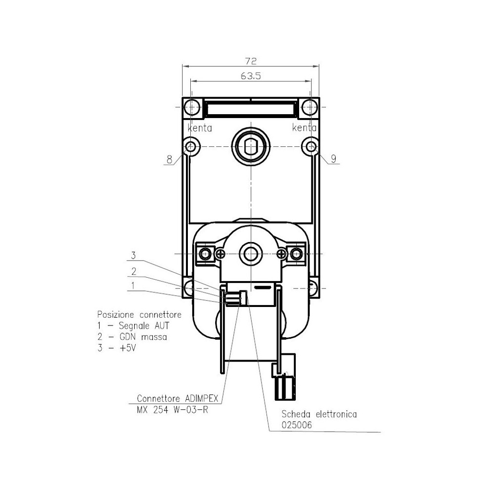 Motoriduttore 2 rpm - K9177160