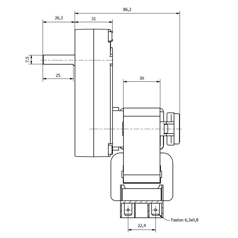 Motoriduttore 1 rpm - K9175004