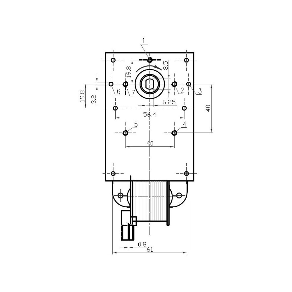 Motoriduttore 8,5 rpm - K9177358