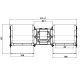 Ventilatore centrifugo CFD-DA 80X83-35