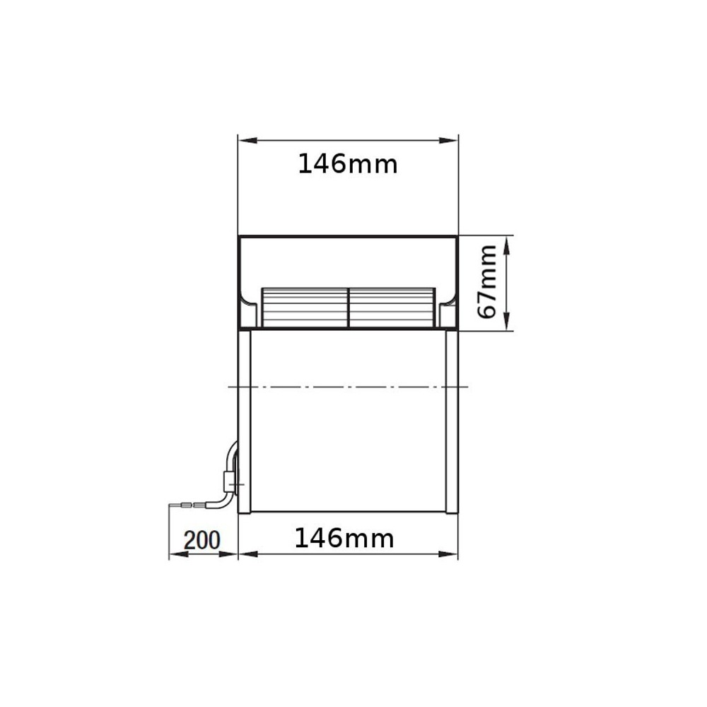 Ventilatore centrifugo D2E097-BE01-02