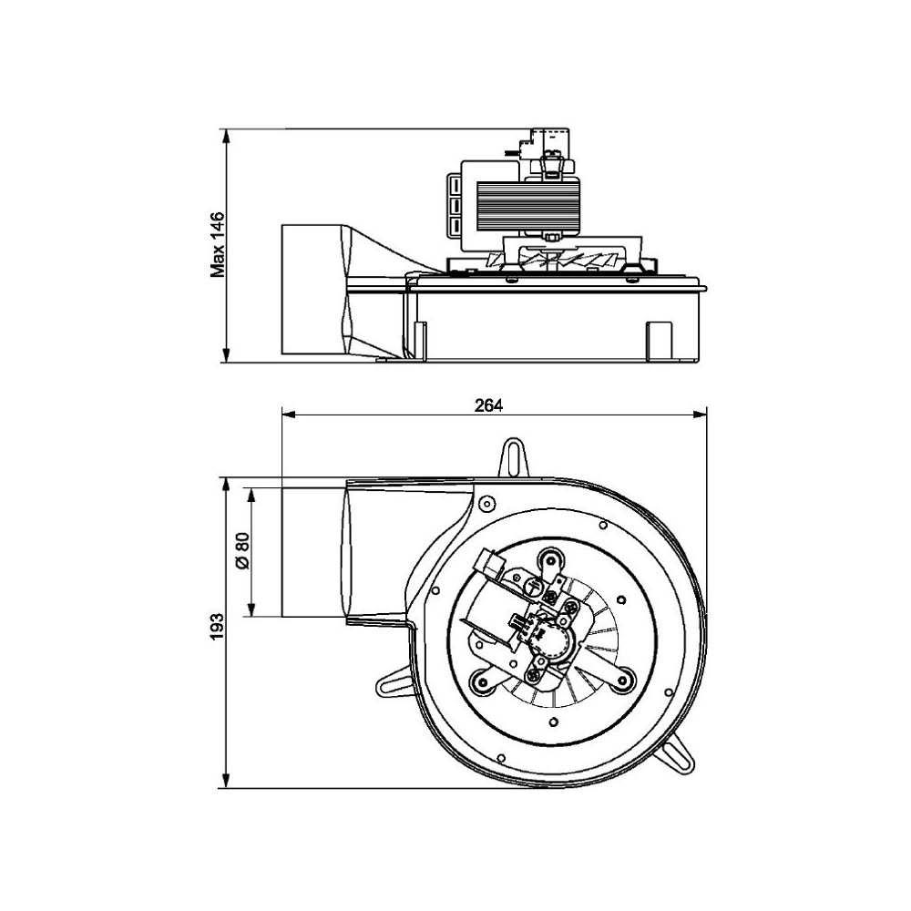 Estrattore fumi EF02-23M0-A0-003