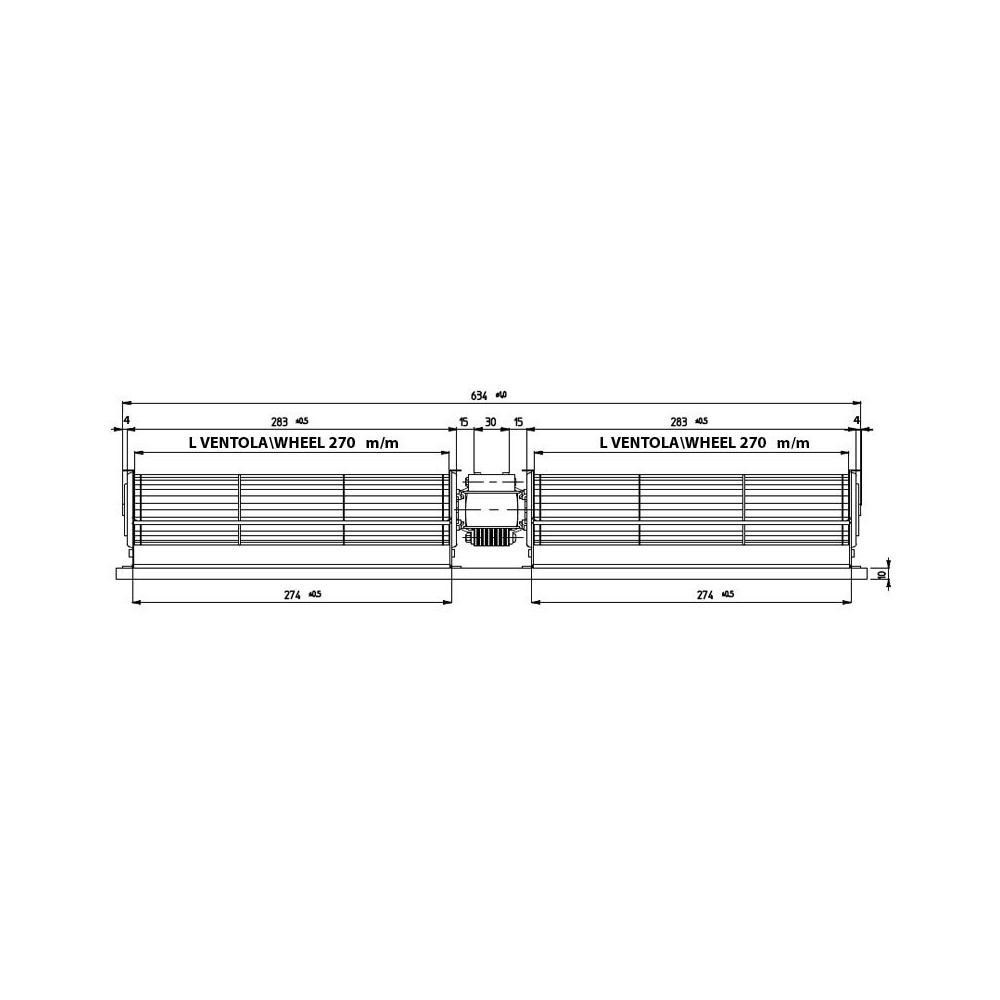 Ventilatore tangenziale FERGAS 120102