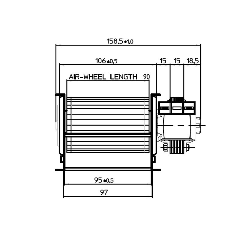 Ventilatore tangenziale FERGAS 112217