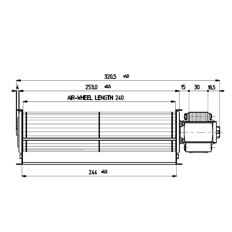 Ventilatore tangenziale FERGAS 113231