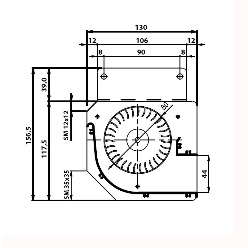 Ventilatore tangenziale FERGAS 153612