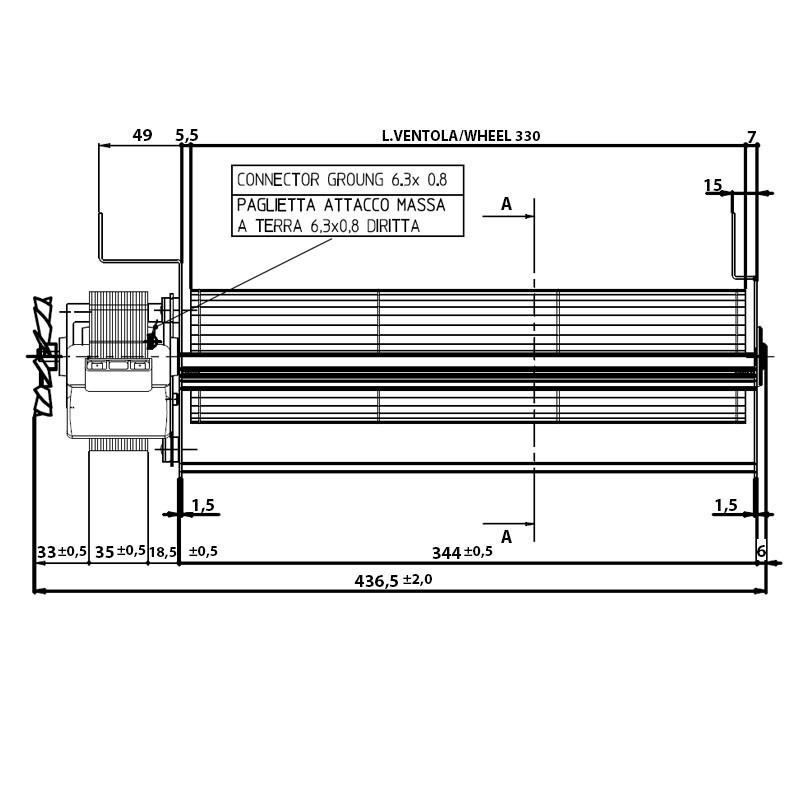 Ventilatore tangenziale FERGAS 153612