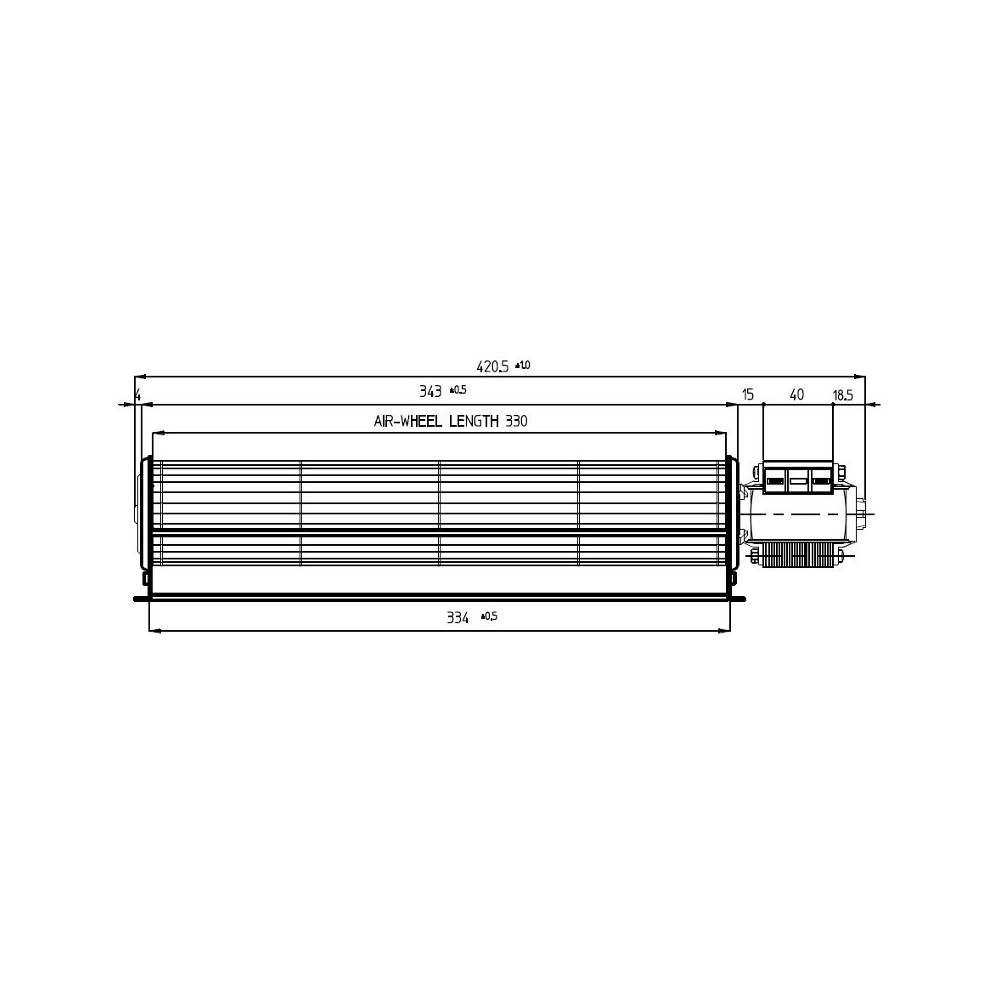 Ventilatore tangenziale FERGAS 114205