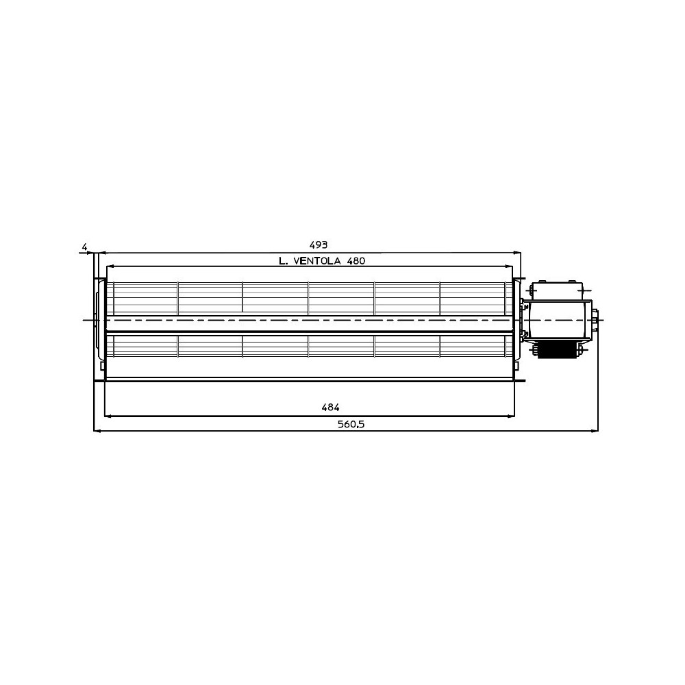 Ventilatore tangenziale FERGAS 115007