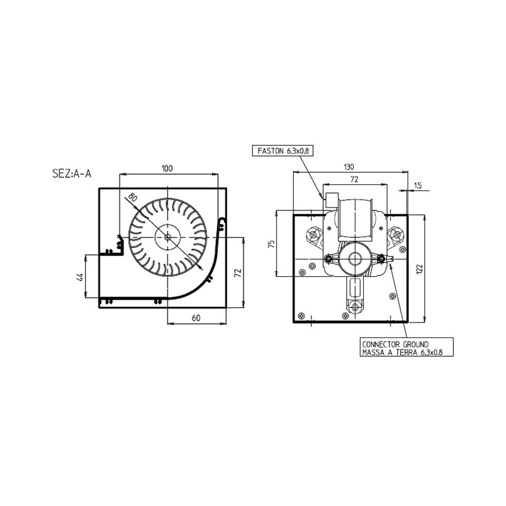 Ventilatore tangenziale FERGAS 148303