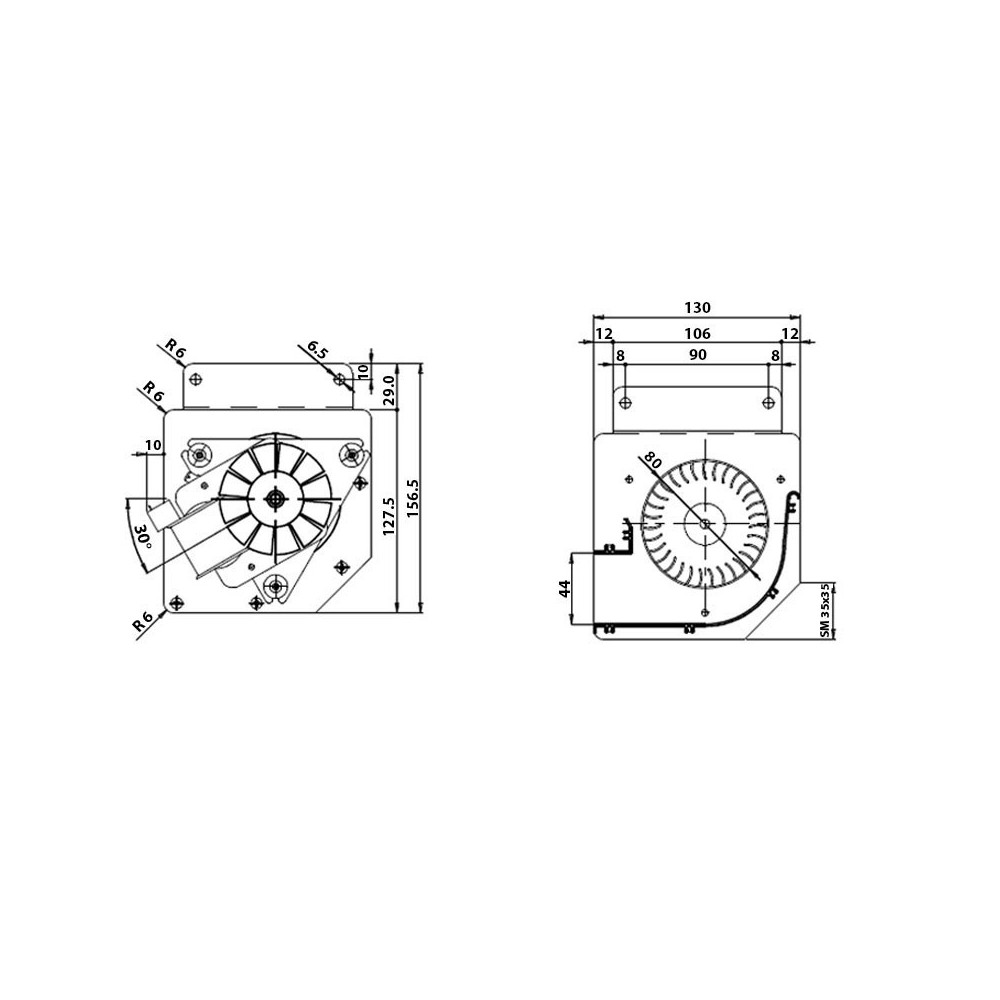 Ventilatore tangenziale FERGAS 158201