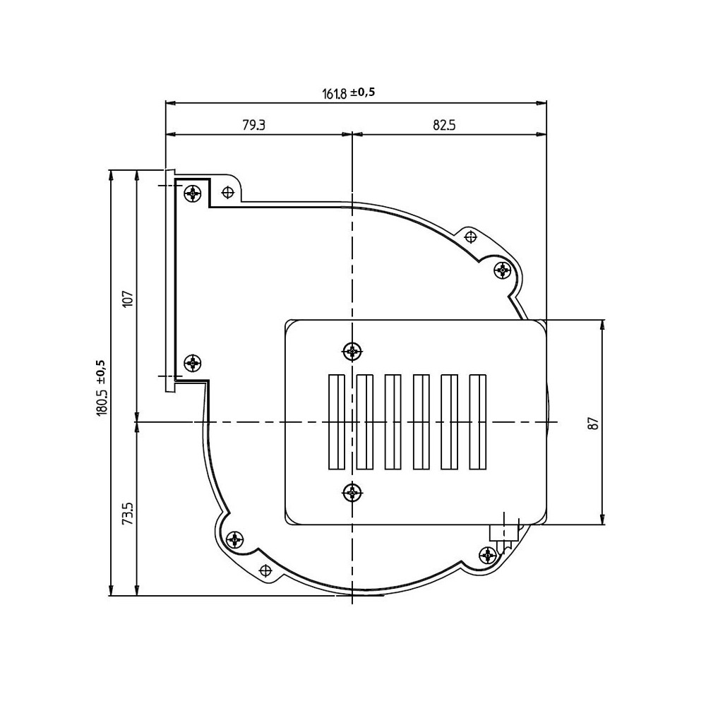 Ventilatore centrifugo CF 100-35