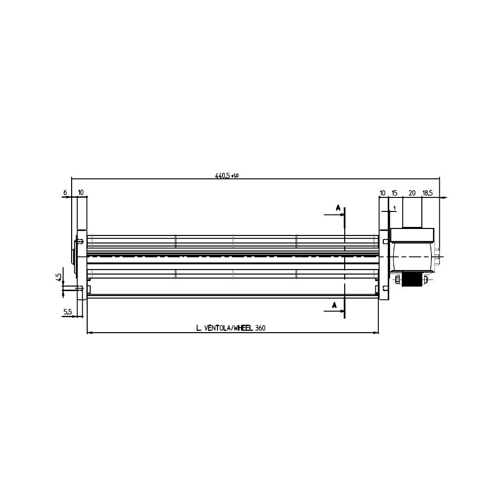 Ventilatore tangenziale FERGAS 101806