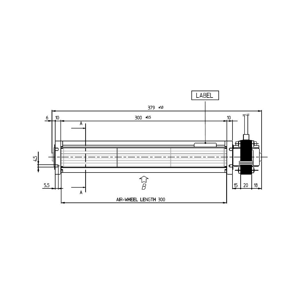 Ventilatore tangenziale FERGAS 107602