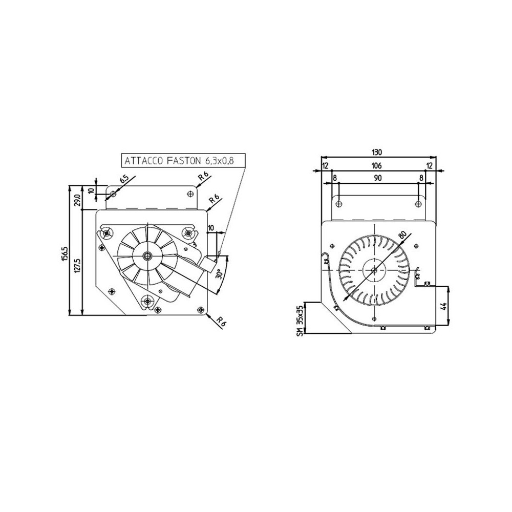 Ventilatore tangenziale FERGAS 153455