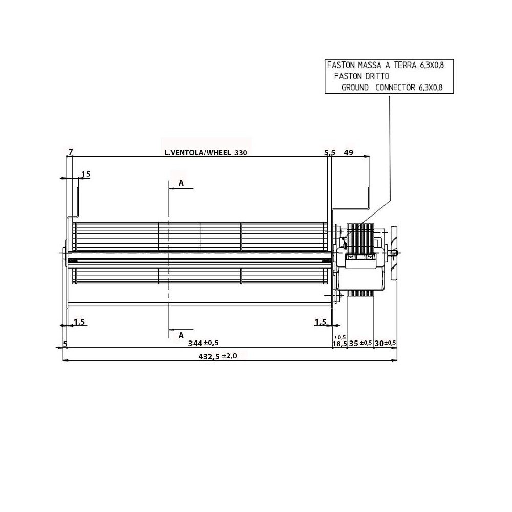 Ventilatore tangenziale FERGAS 148402