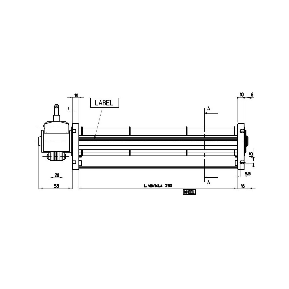 Ventilatore tangenziale FERGAS 103401