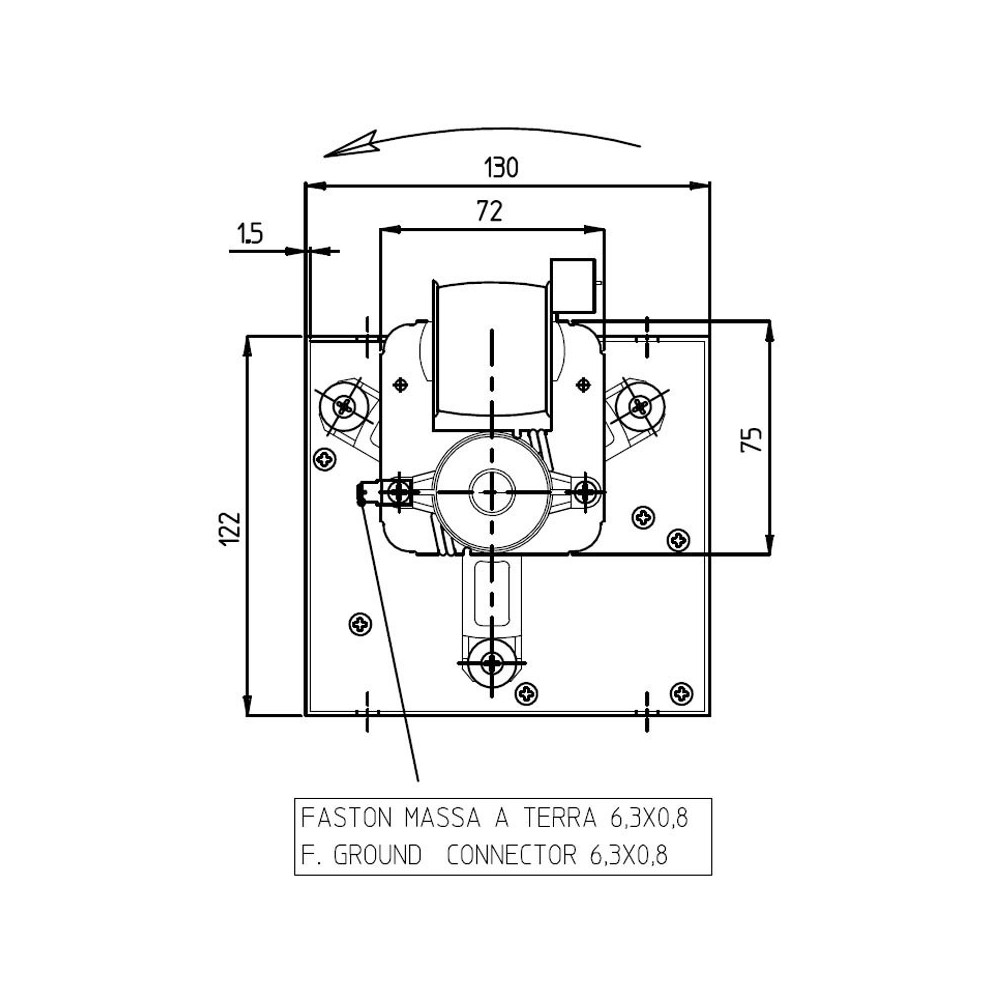 Ventilatore tangenziale FERGAS 153502