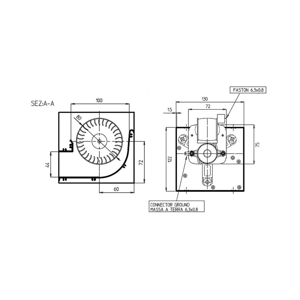 Ventilatore tangenziale FERGAS 149508