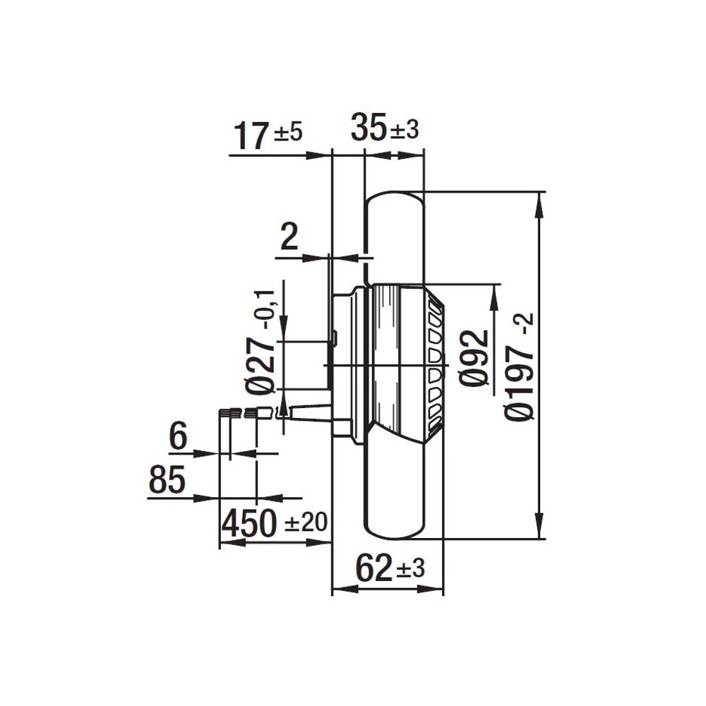 Ventilatore assiale A4S200-AI04-01