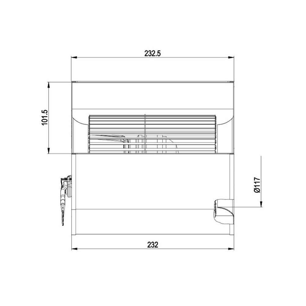 Ventilatore centrifugo D4E146-AU46-68