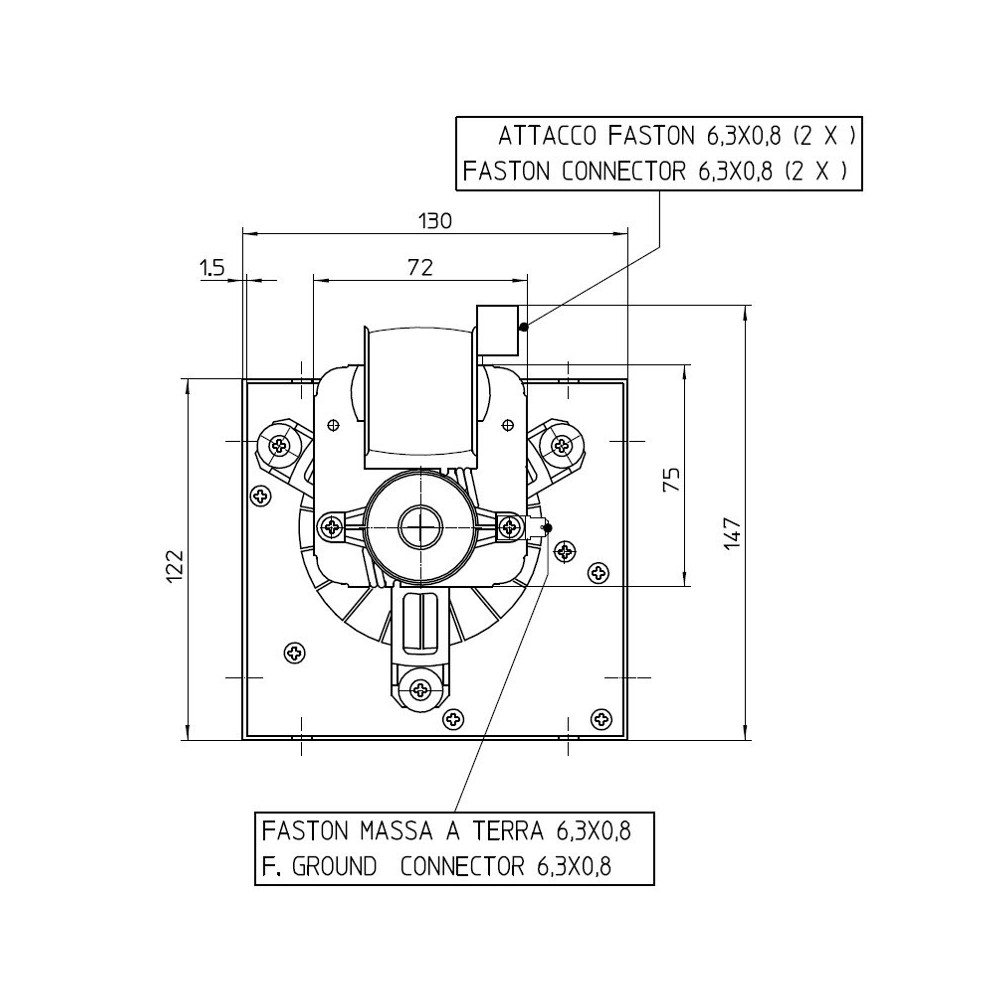 Ventilatore tangenziale FERGAS 153459