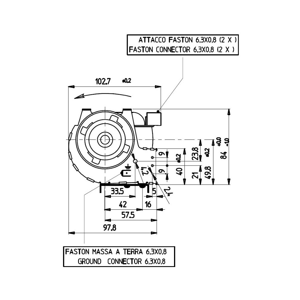 Ventilatore tangenziale FERGAS 119308