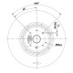 Ventilatore centrifugo R4S190-AC04-05