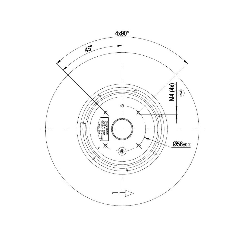 Ventilatore centrifugo R4S190-AC04-05