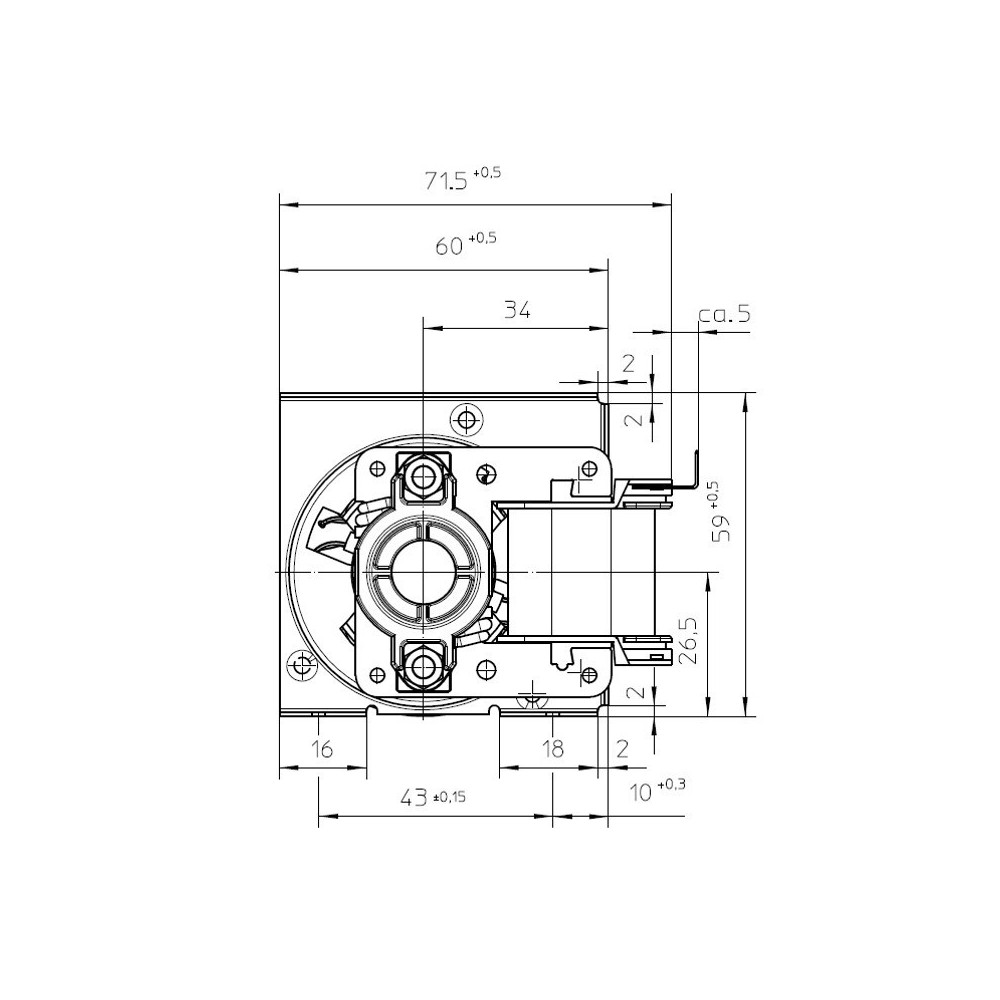 Ventilatore tangenziale EBM QL4/0020A32-2118LH-460