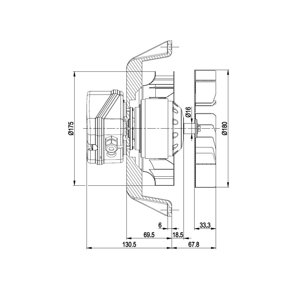 Estrattore fumi R2E180-AH05-27