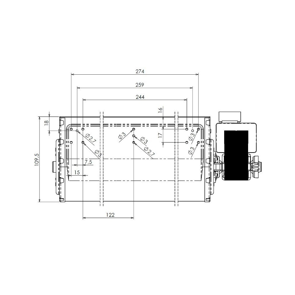 Ventilatore tangenziale TRIAL THS30B5-033