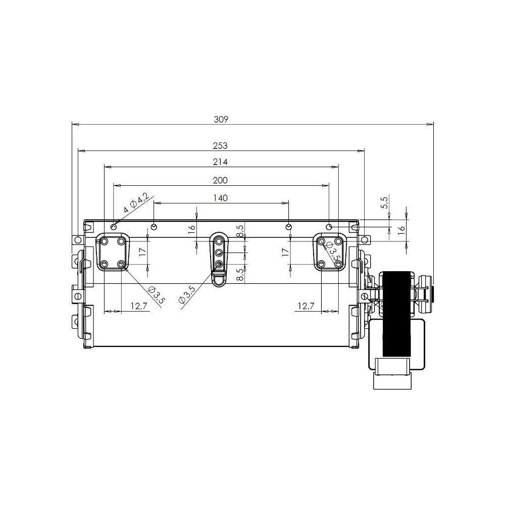 Ventilatore tangenziale TRIAL THS24B6-026