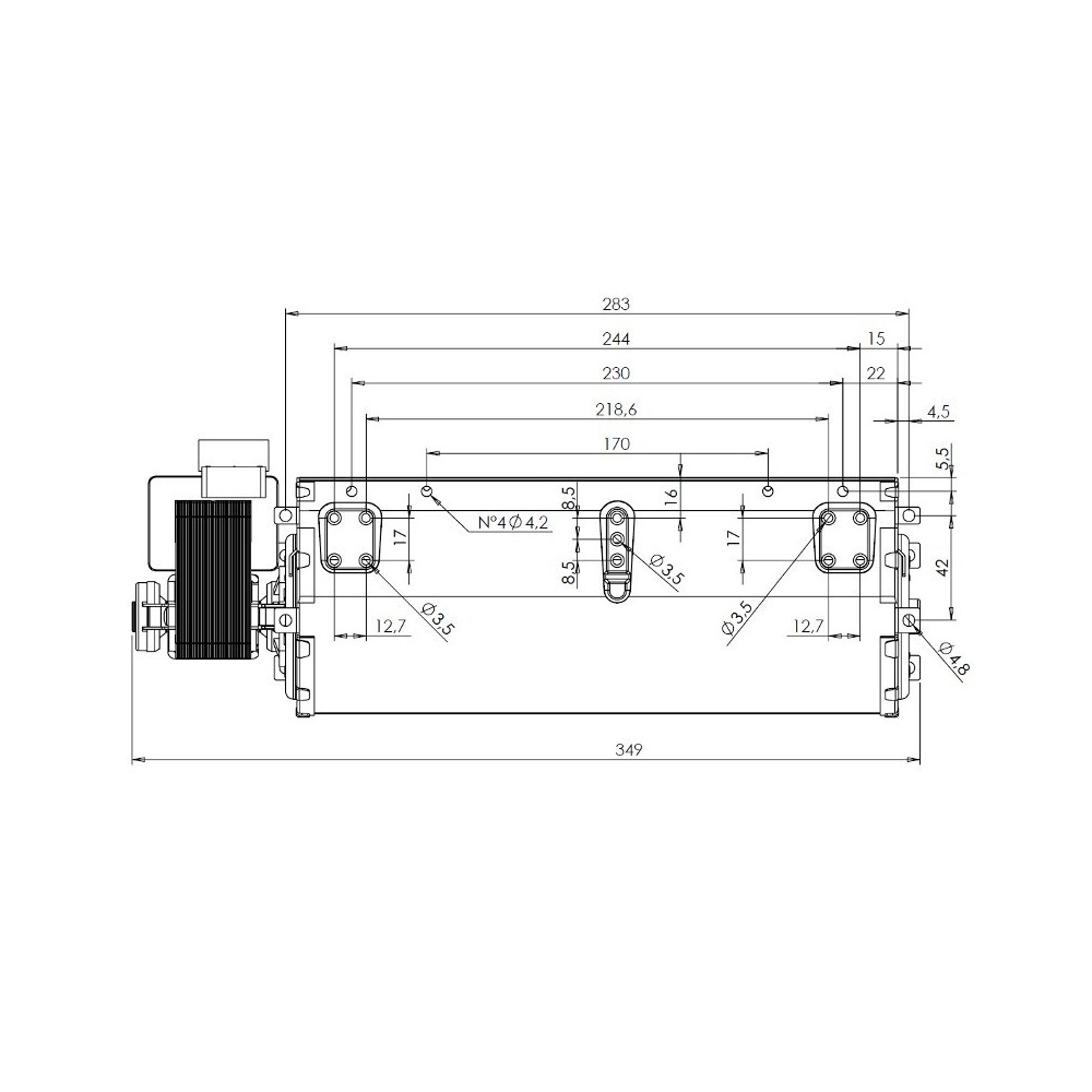 Ventilatore tangenziale TRIAL THS27B6-019